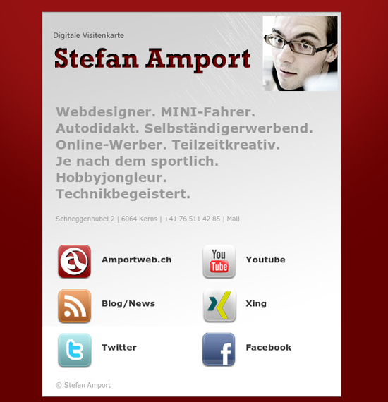 30 elegant grey light vcard designs