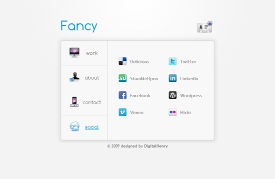 30 elegant grey light vcard designs