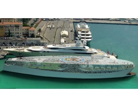 世界上最漂亮的船--巨型游艇“沃罗诺伊”号
