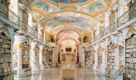 全球最美图书馆-奥地利的阿德蒙特本笃会修