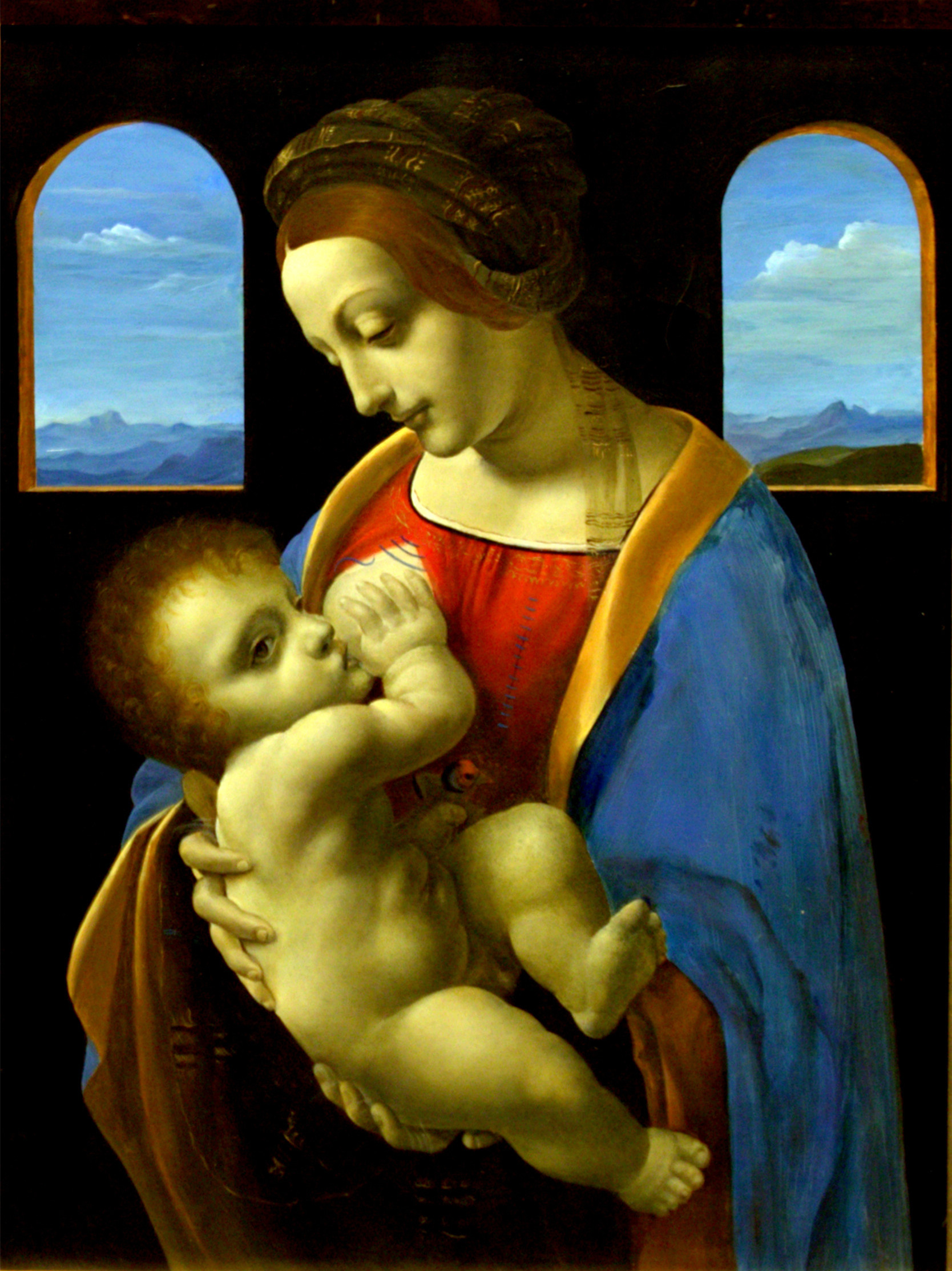 阿尔多不兰迪尼圣母像The Aldobrandini Madonna 提香（Titian / Tiziano Vecellio）油画作品欣赏 - 520常识网
