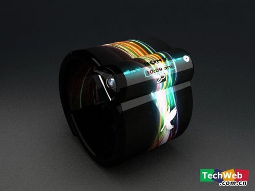 索尼下一代腕戴式投影电脑超华丽