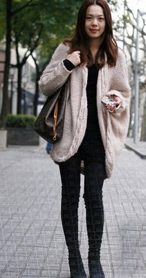 20款开襟毛衣 <wbr>应对三地温差 可爱的圆摆外套 简单又随性