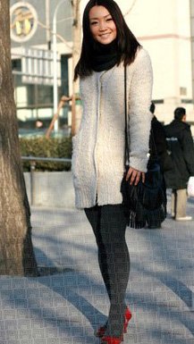 20款开襟毛衣 <wbr>应对三地温差 舒适简约的毛衫搭配