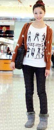 20款开襟毛衣 <wbr>应对三地温差 UGG可爱又温暖