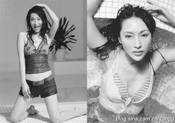 拍写真玩的就是性感 看女星春光乍泄后的乳沟风光(2)