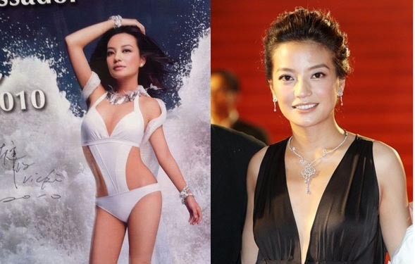 拍写真玩的就是性感 看女星春光乍泄后的乳沟风光(7)