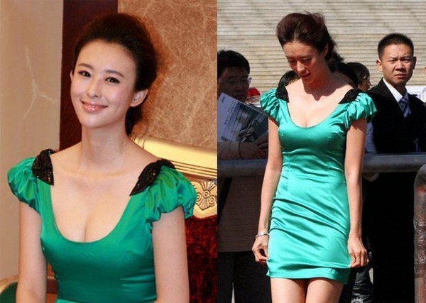 拍写真玩的就是性感 看女星春光乍泄后的乳沟风光(6)