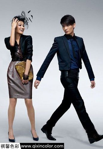 经典时尚的派对装扮