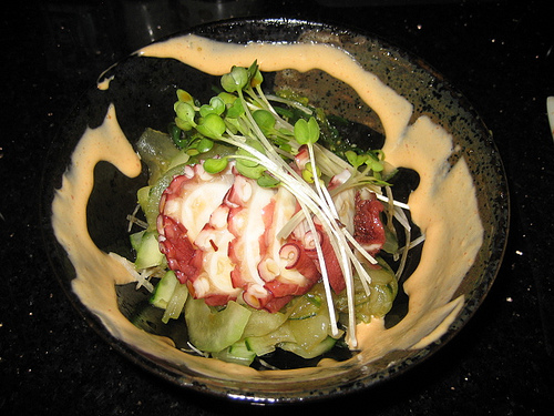 getNAiLED 拍攝的 dinner 02.22.08 Sunomono Salad 。